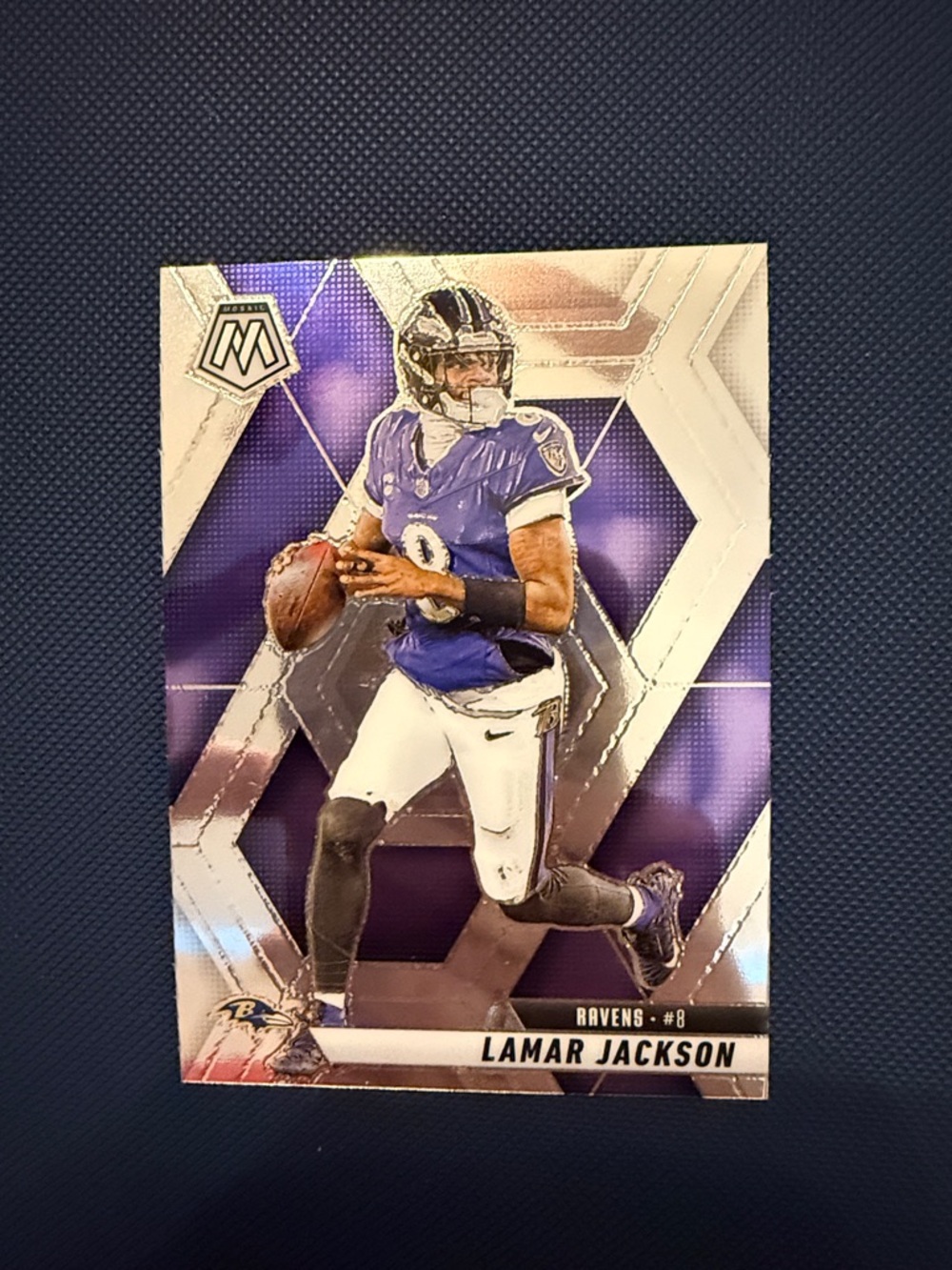 Lamar Jackson 2025 Panini Mosaic Baltimore Ravens NFL Football Card